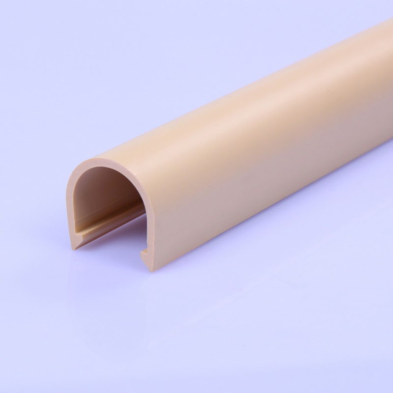customized extrudierte Mulit-Farbe PVC Kunststoff C Profil U Channel pvc Kunststoffrohr für Kantenschutz