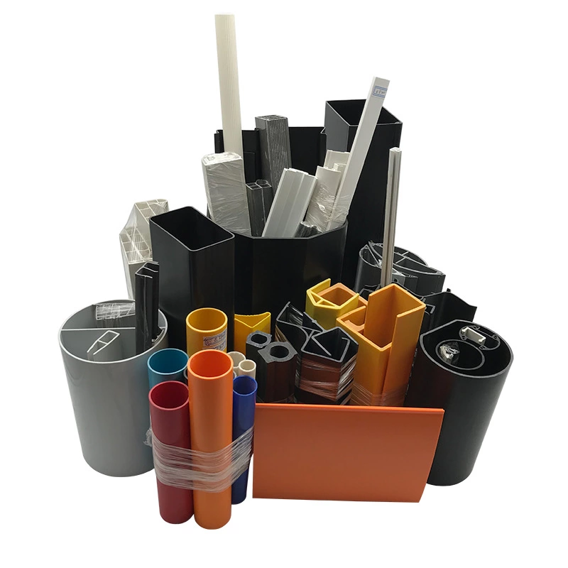 Non-Standard-Sonderanfertigung preisgünstiges extrudiertes PVC-Kunststoffprofil für Baumaterial