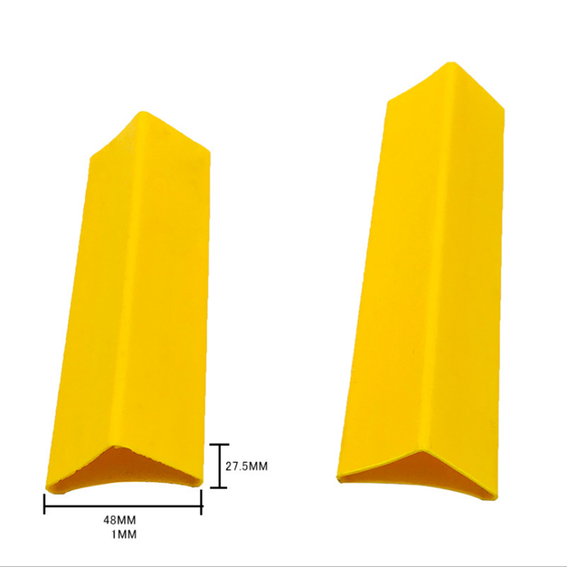 starre extrudierte PVC-Kunststoffstreifen Rohrschicht Stützstreifen PVC Dreiecksprofil für Schrankschubladenunterstützung