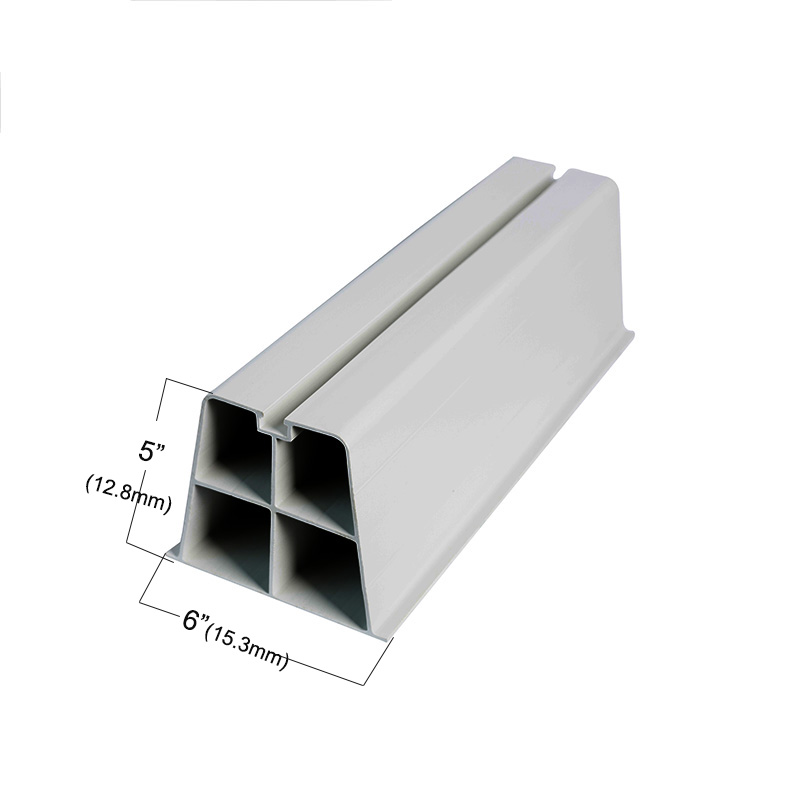 Anti-UV-PVC-Kunststoff-Extrusionsprofil für AC-Ständer der Klimaanlage für Boden- und Bodenständer